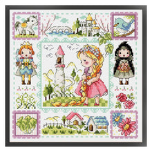 Load image into Gallery viewer, Rapunzel - 30*30CM 14CT Stamped Cross Stitch(Fairy Brand)
