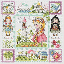 Load image into Gallery viewer, Rapunzel - 30*30CM 14CT Stamped Cross Stitch(Fairy Brand)
