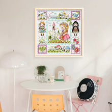Load image into Gallery viewer, Rapunzel - 30*30CM 14CT Stamped Cross Stitch(Fairy Brand)
