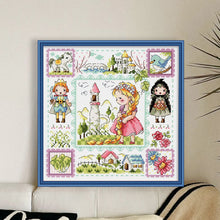 Load image into Gallery viewer, Rapunzel - 30*30CM 14CT Stamped Cross Stitch(Fairy Brand)

