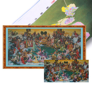 World Celebration - Fairy - 190*94CM 14CT Stamped Cross Stitch(Xiaobai Brand)