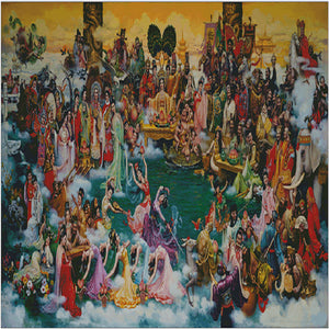 World Celebration - Fairy - 190*94CM 14CT Stamped Cross Stitch(Xiaobai Brand)