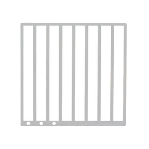 Stainless Steel Diamond Painting Ruler DIY Diamond Painting Tools (3 Rows Round)