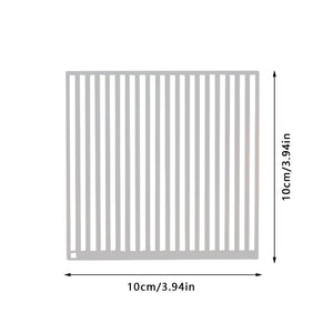 Stainless Steel Diamond Painting Ruler DIY Diamond Painting Tools (1 Row Square)