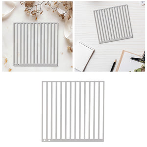 Stainless Steel Diamond Painting Ruler DIY Diamond Painting Tool (2 Rows Square)