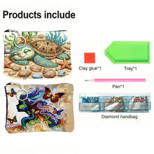 Load image into Gallery viewer, DIY Diamond Art Diamond Dot Diamond Card Pack 5D Diamond Painting Coin Pouch
