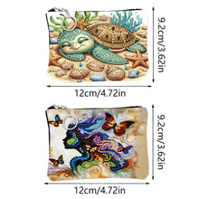 Load image into Gallery viewer, DIY Diamond Art Diamond Dot Diamond Card Pack 5D Diamond Painting Coin Pouch
