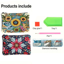 Load image into Gallery viewer, DIY Diamond Art Diamond Dot Diamond Card Pack 5D Diamond Painting Coin Pouch
