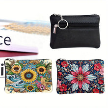 Load image into Gallery viewer, DIY Diamond Art Diamond Dot Diamond Card Pack 5D Diamond Painting Coin Pouch
