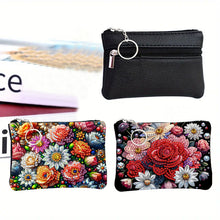 Load image into Gallery viewer, DIY Diamond Art Diamond Dot Diamond Card Pack 5D Diamond Painting Coin Pouch

