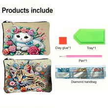 Load image into Gallery viewer, DIY Diamond Art Diamond Dot Diamond Card Pack 5D Diamond Painting Coin Pouch
