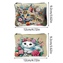 Load image into Gallery viewer, DIY Diamond Art Diamond Dot Diamond Card Pack 5D Diamond Painting Coin Pouch
