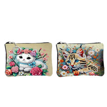 Load image into Gallery viewer, DIY Diamond Art Diamond Dot Diamond Card Pack 5D Diamond Painting Coin Pouch
