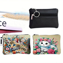 Load image into Gallery viewer, DIY Diamond Art Diamond Dot Diamond Card Pack 5D Diamond Painting Coin Pouch
