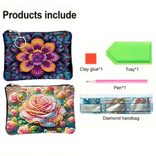 Load image into Gallery viewer, DIY Diamond Art Diamond Dot Diamond Card Pack 5D Diamond Painting Coin Pouch
