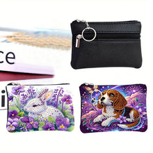 Load image into Gallery viewer, DIY Diamond Art Diamond Dot Diamond Card Pack 5D Diamond Painting Coin Pouch
