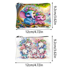 Load image into Gallery viewer, DIY Diamond Art Diamond Dot Diamond Card Pack 5D Diamond Painting Coin Pouch
