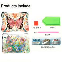 Load image into Gallery viewer, DIY Diamond Art Diamond Dot Diamond Card Pack 5D Diamond Painting Coin Pouch
