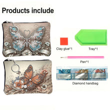 Load image into Gallery viewer, DIY Diamond Art Diamond Dot Diamond Card Pack 5D Diamond Painting Coin Pouch
