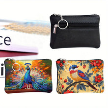 Load image into Gallery viewer, DIY Diamond Art Diamond Dot Diamond Card Pack 5D Diamond Painting Coin Pouch
