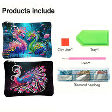 Load image into Gallery viewer, DIY Diamond Art Diamond Dot Diamond Card Pack 5D Diamond Painting Coin Pouch
