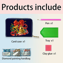 Load image into Gallery viewer, DIY Diamond Art Diamond Dot Card Pack 5D Diamond Painting Coin Pouch Craft Gift
