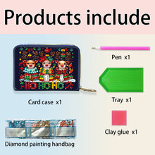 Load image into Gallery viewer, DIY Diamond Art Diamond Dot Card Pack 5D Diamond Painting Coin Pouch Craft Gift
