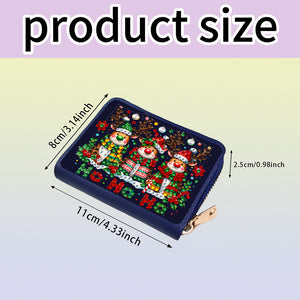 DIY Diamond Art Diamond Dot Card Pack 5D Diamond Painting Coin Pouch Craft Gift