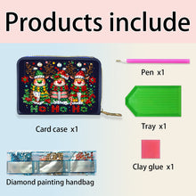 Load image into Gallery viewer, DIY Diamond Art Diamond Dot Card Pack 5D Diamond Painting Coin Pouch Craft Gift
