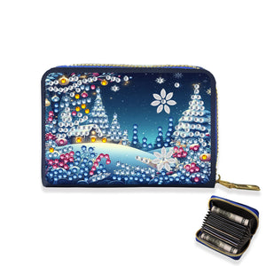 DIY Diamond Art Diamond Dot Card Pack 5D Diamond Painting Coin Pouch Craft Gift