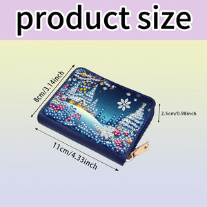 DIY Diamond Art Diamond Dot Card Pack 5D Diamond Painting Coin Pouch Craft Gift