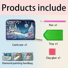 Load image into Gallery viewer, DIY Diamond Art Diamond Dot Card Pack 5D Diamond Painting Coin Pouch Craft Gift
