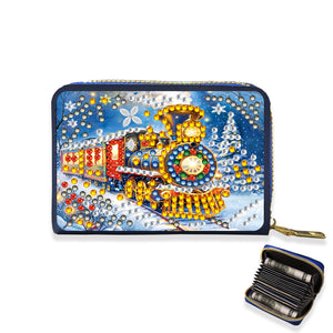 DIY Diamond Art Diamond Dot Card Pack 5D Diamond Painting Coin Pouch Craft Gift