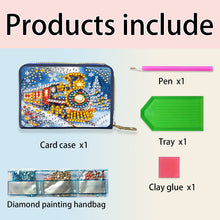 Load image into Gallery viewer, DIY Diamond Art Diamond Dot Card Pack 5D Diamond Painting Coin Pouch Craft Gift
