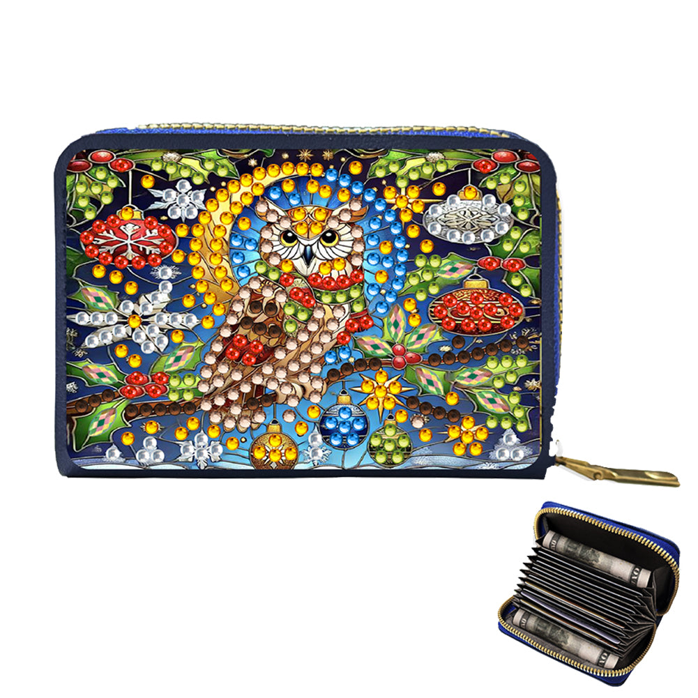 DIY Diamond Art Diamond Dot Card Pack 5D Diamond Painting Coin Pouch Craft Gift