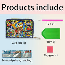 Load image into Gallery viewer, DIY Diamond Art Diamond Dot Card Pack 5D Diamond Painting Coin Pouch Craft Gift
