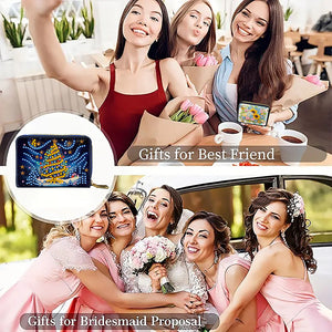 DIY Diamond Art Diamond Dot Card Pack 5D Diamond Painting Coin Pouch Craft Gift