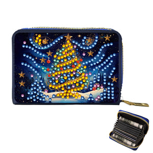 DIY Diamond Art Diamond Dot Card Pack 5D Diamond Painting Coin Pouch Craft Gift