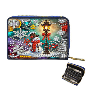DIY Diamond Art Diamond Dot Card Pack 5D Diamond Painting Coin Pouch Craft Gift