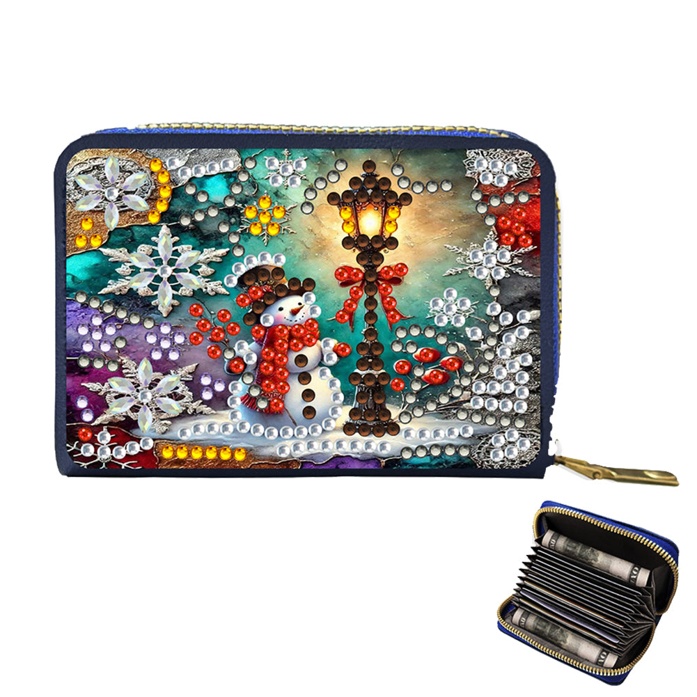 DIY Diamond Art Diamond Dot Card Pack 5D Diamond Painting Coin Pouch Craft Gift