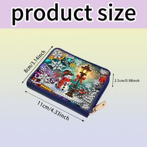 DIY Diamond Art Diamond Dot Card Pack 5D Diamond Painting Coin Pouch Craft Gift