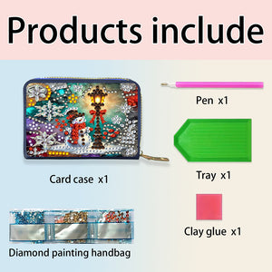 DIY Diamond Art Diamond Dot Card Pack 5D Diamond Painting Coin Pouch Craft Gift
