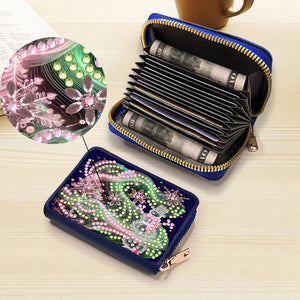 DIY Diamond Art Diamond Dot Card Pack 5D Diamond Painting Coin Pouch Craft Gift