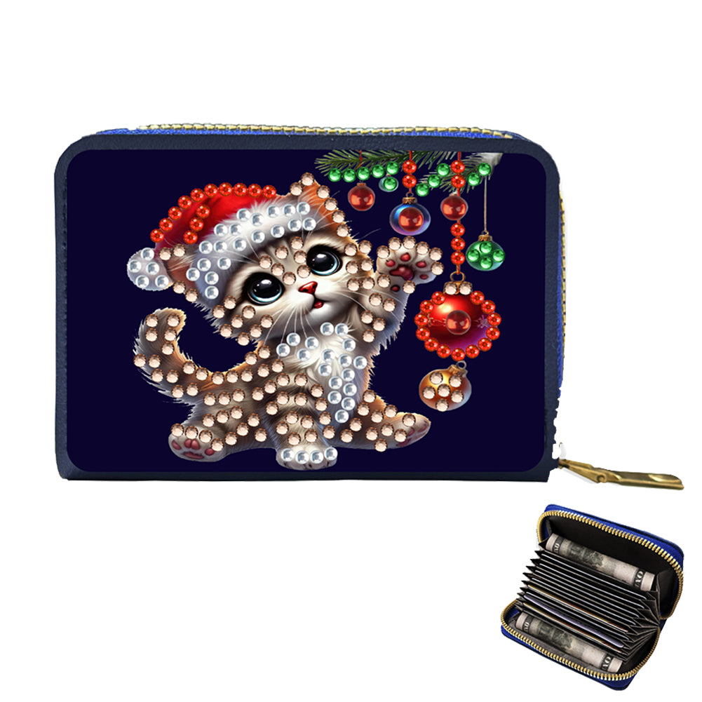 DIY Diamond Art Diamond Dot Card Pack 5D Diamond Painting Coin Pouch Craft Gift