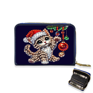DIY Diamond Art Diamond Dot Card Pack 5D Diamond Painting Coin Pouch Craft Gift