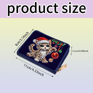 DIY Diamond Art Diamond Dot Card Pack 5D Diamond Painting Coin Pouch Craft Gift
