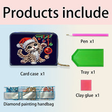 Load image into Gallery viewer, DIY Diamond Art Diamond Dot Card Pack 5D Diamond Painting Coin Pouch Craft Gift
