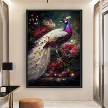 Load image into Gallery viewer, Gorgeous Peony Peacock - 50*73CM 11CT Stamped Cross Stitch(Mona Lisa Brand)

