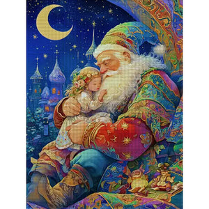 Santa Claus - 50*63CM 11CT Stamped Cross Stitch(Mona Lisa Brand)