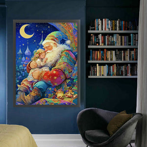 Santa Claus - 50*63CM 11CT Stamped Cross Stitch(Mona Lisa Brand)
